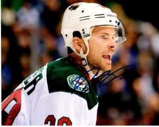 Nate Prosser Minnesota Wild Signed Autographed 8x10 Photo Picture Image 2