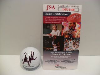 Dustin Johnson Autographed Signed Golf Ball Jsa Certified Us Open Champion