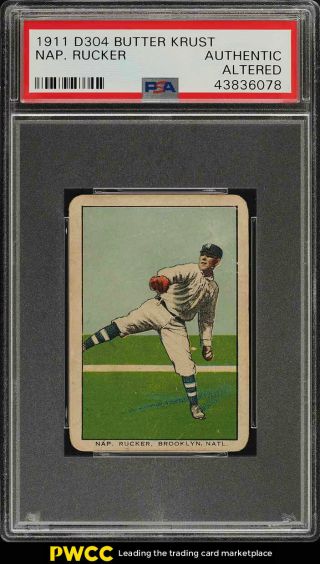 1911 D304 Brunners Bread Nap Rucker Psa Altered (pwcc)