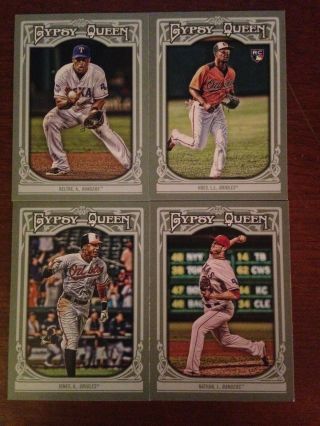 2013 Topps Gypsy Queen Complete Set 1 - 350 With No Sp.  