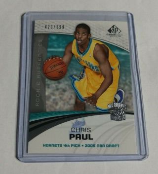 R13,  247 - Chris Paul - 2005/06 Sp Game - Rookie - 420/999 - Wake Forest -