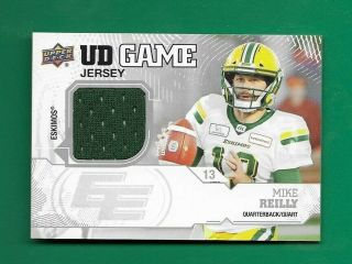 2019 Upper Deck Cfl Mike Reilly Ud Game Jersey
