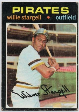 1971 Topps 230 Willie Stargell Vg - Vgex Pittsburgh Pirates