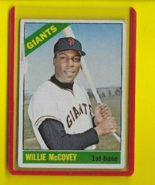 1966 Topps Willie Mccovey San Francisco Giants 550 
