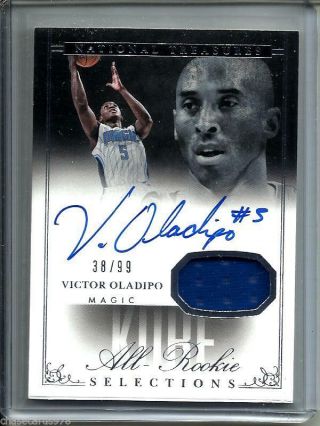 Victor Oladipo 13/14 National Treasures Autograph Game Jersey Rookie 38/99