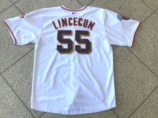 Tim Lincecum San Francisco Giants Signed Autographed Majestic MLB Jersey NWT 2