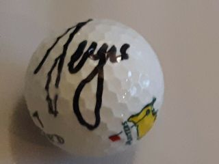Sergio Garcia Signed 2017 Masters Golf Ball And Flag Ryder Cup Combo Jsa Gtd
