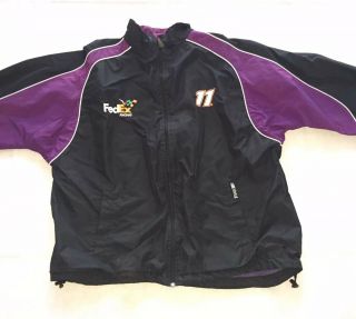 Nascar Denny Hamlin 11 Joe Gibbs Racing Team Windbreaker Jacket Xl Men