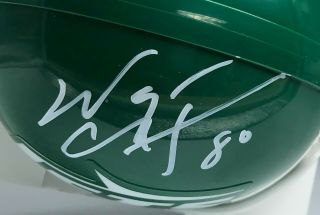 Wayne Chrebet Signed York Jets Mini Helmet Autographed JSA WITNESSED 2