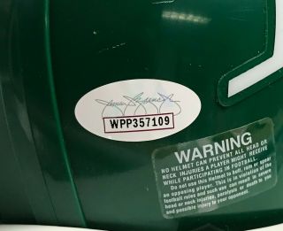 Wayne Chrebet Signed York Jets Mini Helmet Autographed JSA WITNESSED 4