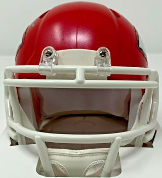 Kansas City Chiefs Chris Jones Signed Mini Helmet - Auto Beckett BAS Witnessed 4
