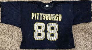 Pittsburgh Panthers Vintage Sand Knit Football Jersey - Adult Xl - Ncaa 88 Pitt
