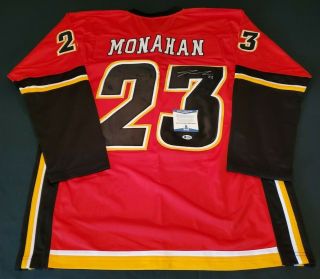 Sean Monahan Calgary Signed Jersey Bas Beckett 100 Authentic Auto