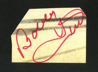 Bobby Hull Chicago Blackhawks Hof Signed Autograph Auto Cut Signature