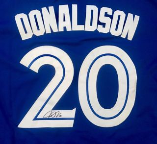Josh Donaldson Signed Toronto Blue Jays Jersey  NL MVP 2