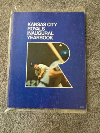 Vintage 1969 Kansas City Royals Inaugural Yearbook