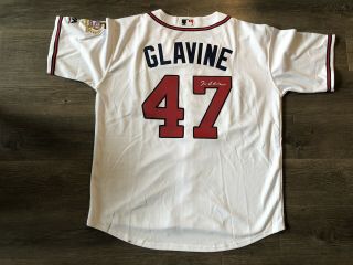 Tom Glavine Signed Atlanta Braves Jersey  Hof Cy Young
