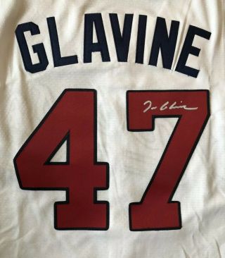 Tom Glavine Signed Atlanta Braves Jersey  HOF CY YOUNG 2