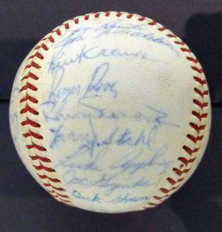 1966 Chicago White Sox team signed baseball 2