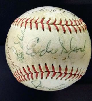 1966 Chicago White Sox team signed baseball 6