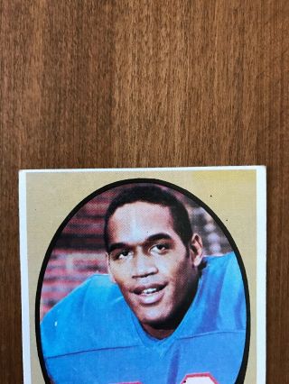 O.  J.  Simpson 1970 Topps Rookie 90 Buffalo Bills USC Trojans 49ers Niners RC 2
