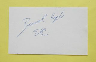 Boxing: Bernard Hopkins Autographed Card