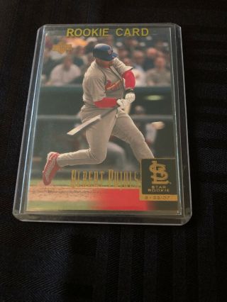 2001 Rookie Upper Deck Albert Pujols St Louis Cardinals 295 Baseball Card