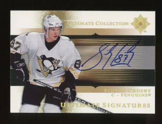 2005 - 06 Ud Ultimate Signatures Sidney Crosby Penguins Rc Rookie Auto