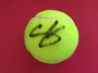 Stan Wawrinka U.  S.  Open Tennis Dunlop Tennis Ball Signed Auto