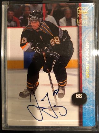 1998 - 99 Topps Certified Autograph Jaromir Jagr Pittsburgh Penguins Hockey Card