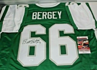 Bill Bergey Signed Autographed Philadelphia Eagles Throwback Jersey Jsa 2