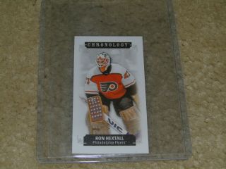 2018 - 19 Ud Chronology Ron Hextall Time Capsules Blank Back Canvas Mini 2/3 Rare