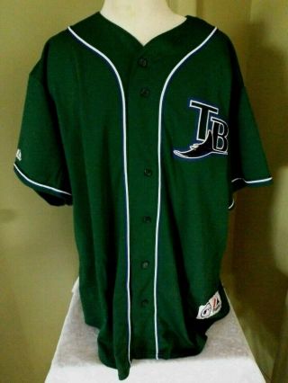Tampa Bay Devil Rays J P Howell 39 Jersey Xxl Green Mlb Baseball