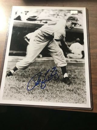 Autograph Roger Craig Brooklyn Dodgers 8 X 10 Photo