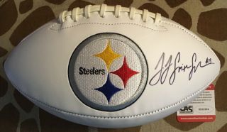 Ju Ju Smith - Schuster Autograph/signed Pittsburgh Steelers Logo Football -