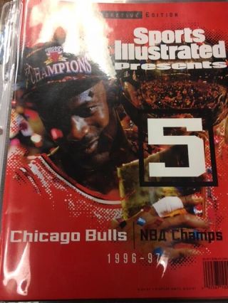 1996 - 97 Michael Jordan Chicago Bulls Sports Illustrated Commemorative