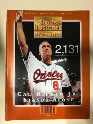 1995 Cal Ripken Jr.  Baltimore Orioles 2131 Sports Illustrated Commemorative