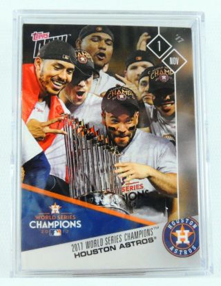 Topps Houston Astros 2017 World Series Collector 