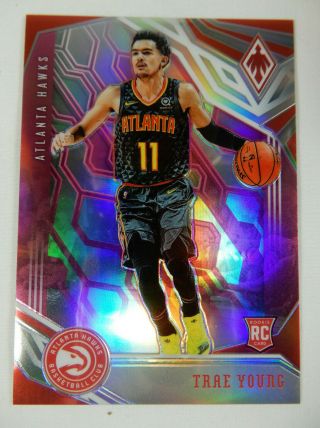 2018 - 19 Panini Chronicles Trae Young Pink Prizm 597 D / 75 Rc