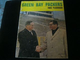 Green Bay Packers 1965 Yearbook