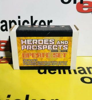 2005 - 06 Itg Heroes & Prospects Update Hockey Set Pulled From Case W Auto/jersey