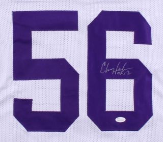 Chris Doleman Signed Vikings Jersey Inscribed 