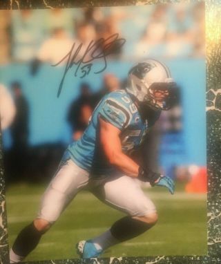 Authentic Luke Kuechly Glossy Signed Autograph 8x10 Photo Carolina Panthers