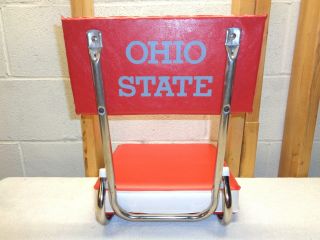 Rare Vintage Ohio State Buckeyes Stadium Bleacher Cushioned Folding Seat Ncaa