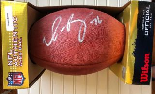 Duane Brown 76 Seattle Seahawks Houston Texans Autographed Nfl Football