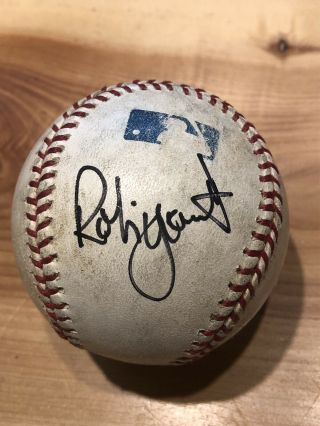 Robin Yount Autograph Rawlings Official Major League Baseball Milwaukee Brewers