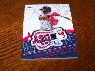 Atlanta Braves Ronald Acuna,  Jr.  2019 Topps All - Star Fanfest Patch Card 024/100
