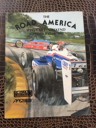 1982 Road America Ppg / Cart Indy Car Race Program