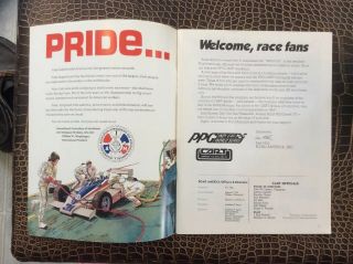 1982 Road America PPG / CART Indy Car Race Program 3
