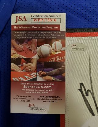 John Brown Autographed Signed Jersey Buffalo Bills JSA 4